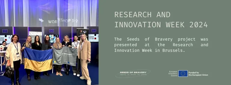 Seeds of Bravery project showcased at Research and Innovation Week 2024 - Seeds Of Bravery