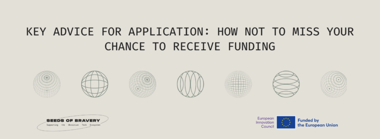 Key advice for application: how not to miss your chance to receive funding - Seeds Of Bravery