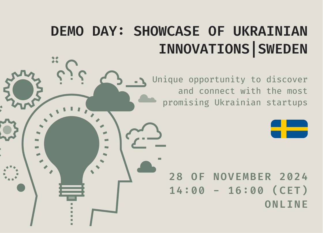 Demo Day: a showcase of Ukrainian innovation | Sweden - Seeds Of Bravery