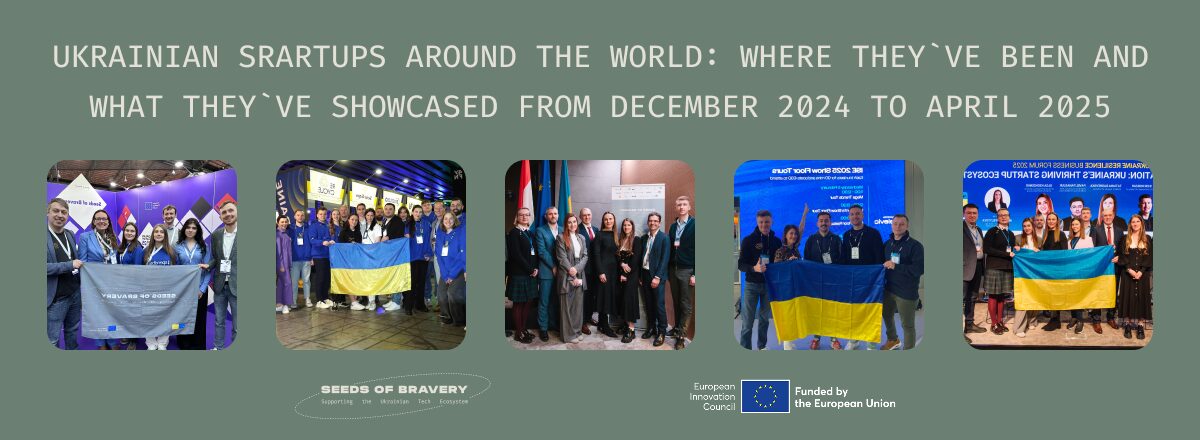 Ukrainian startups around the world: Where they’ve been and what they’ve showcased from December 2024 to April 2025 - Seeds Of Bravery