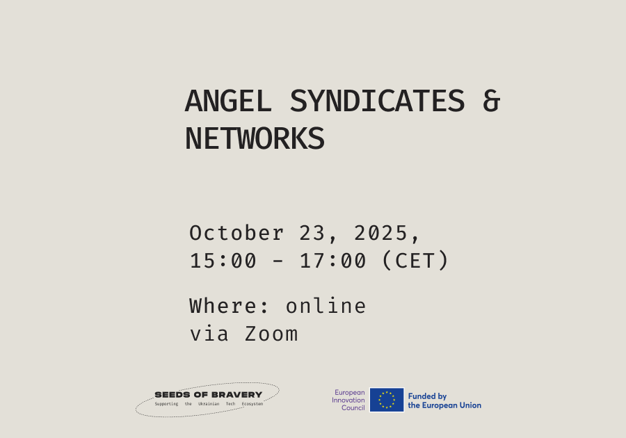 Angel Syndicates & Networks - Seeds Of Bravery